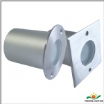 Stainless steel LED recessed round walkovers